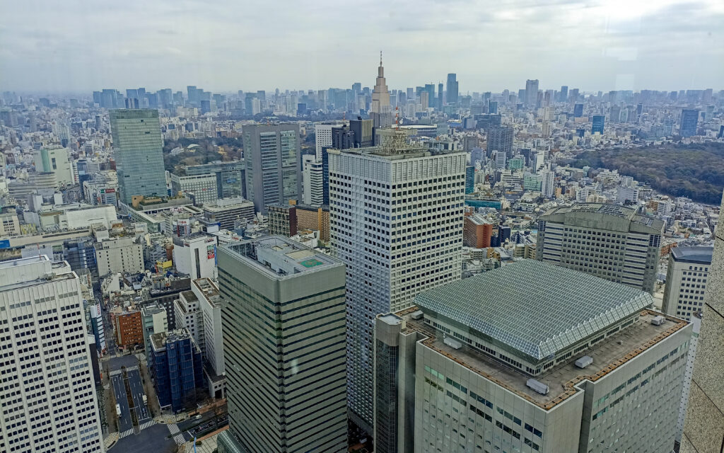 metropolitan government building, vyhlídka zadarmo, Shinjuku, Tokio