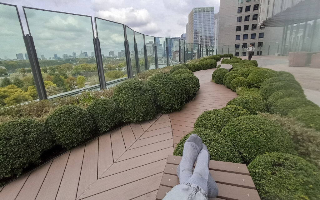 Zahradní terasa Tokyo Midtown Hibiya