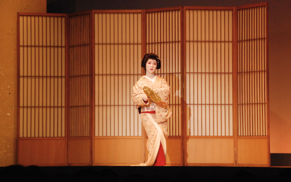 gejša divadlo představení