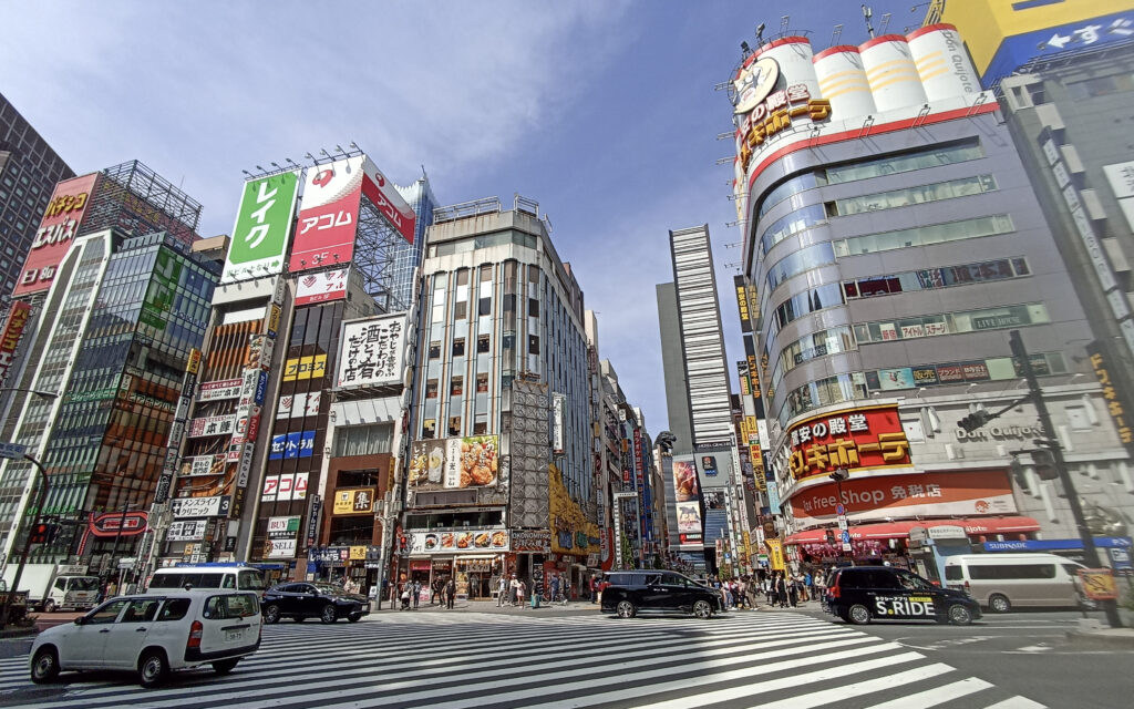 Godzilla street, šindžuku, tokio, japonsko