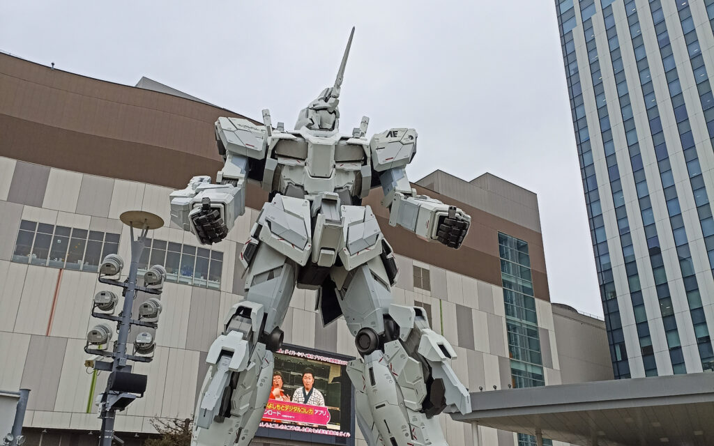 Robot The Unicorn Gundam, Odaiba, Tokio