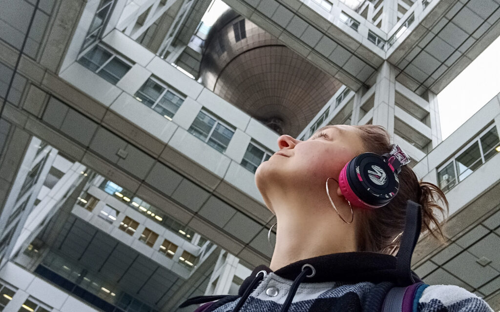 budova Fuji TV, Odaiba, Tokio