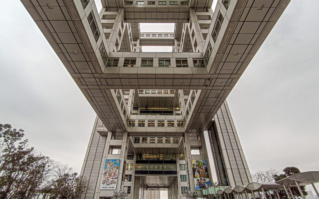 budova Fuji TV, Odaiba, Tokio