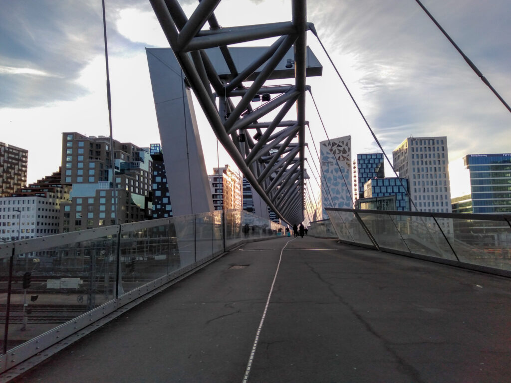barcode, Akrobaten bridge, oslo