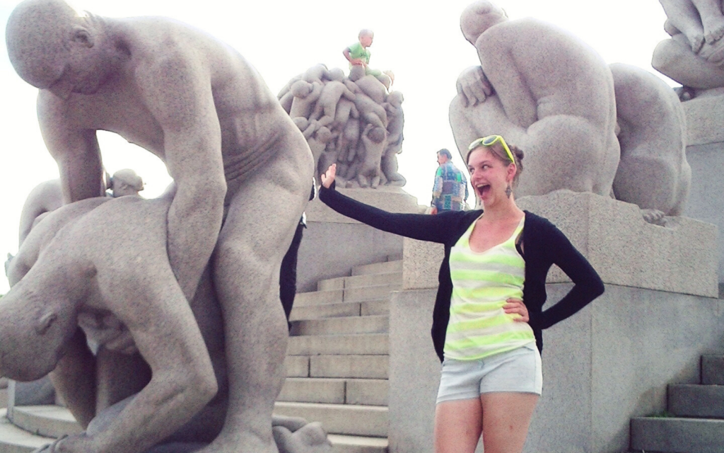 frogner vigeland park, oslo zadarmo