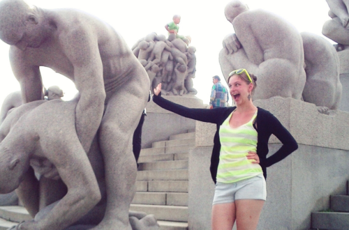 frogner vigeland park, oslo zadarmo