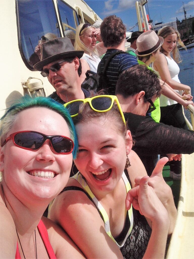 plavba trajektem na poloostrov Bygdoy v Oslu