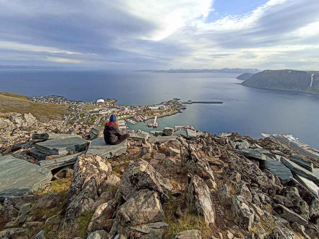 Storfjellet, Honningsvag, ostrov Mageroya, Norsko
