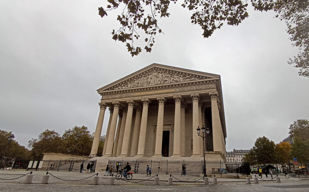 Kostel La Madeleine, Paříž zadarmo