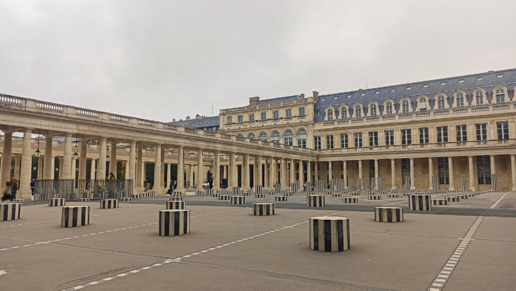 Královský palác Palais Royal, Paříž zadarmo