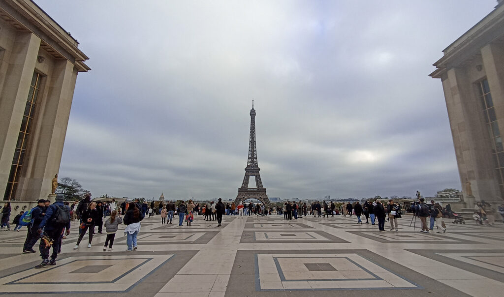 Eiffelova věž, náměstí Place du Trocadero
