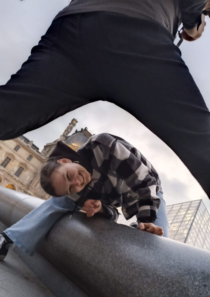 Mizerný turista v Paříži