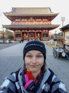 Nejsem doma, chrám Sensódži, Asakusa, Tokio