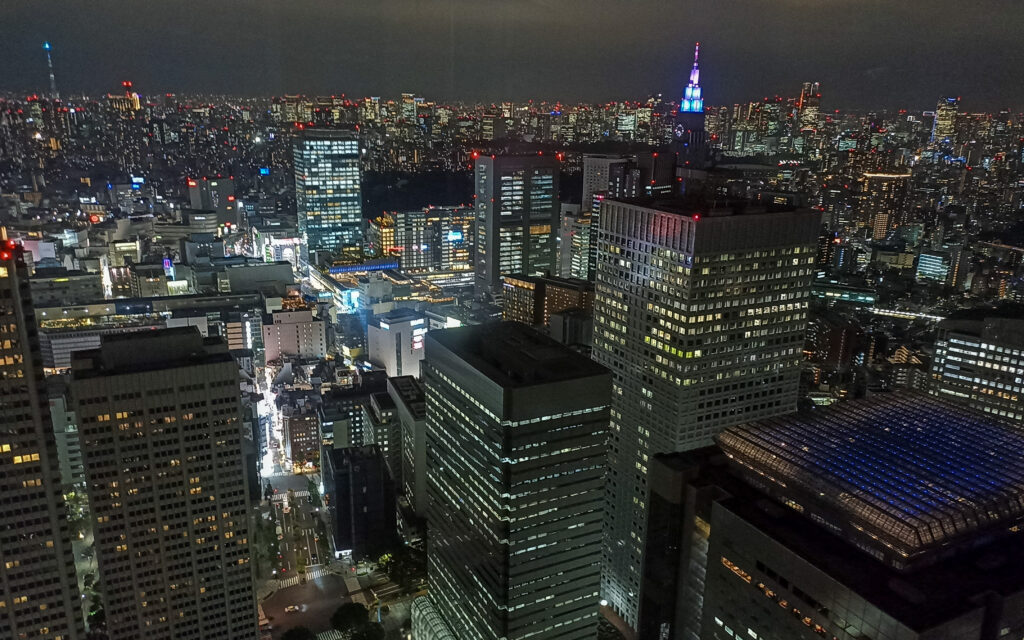 Tokio Šindžuku v noci