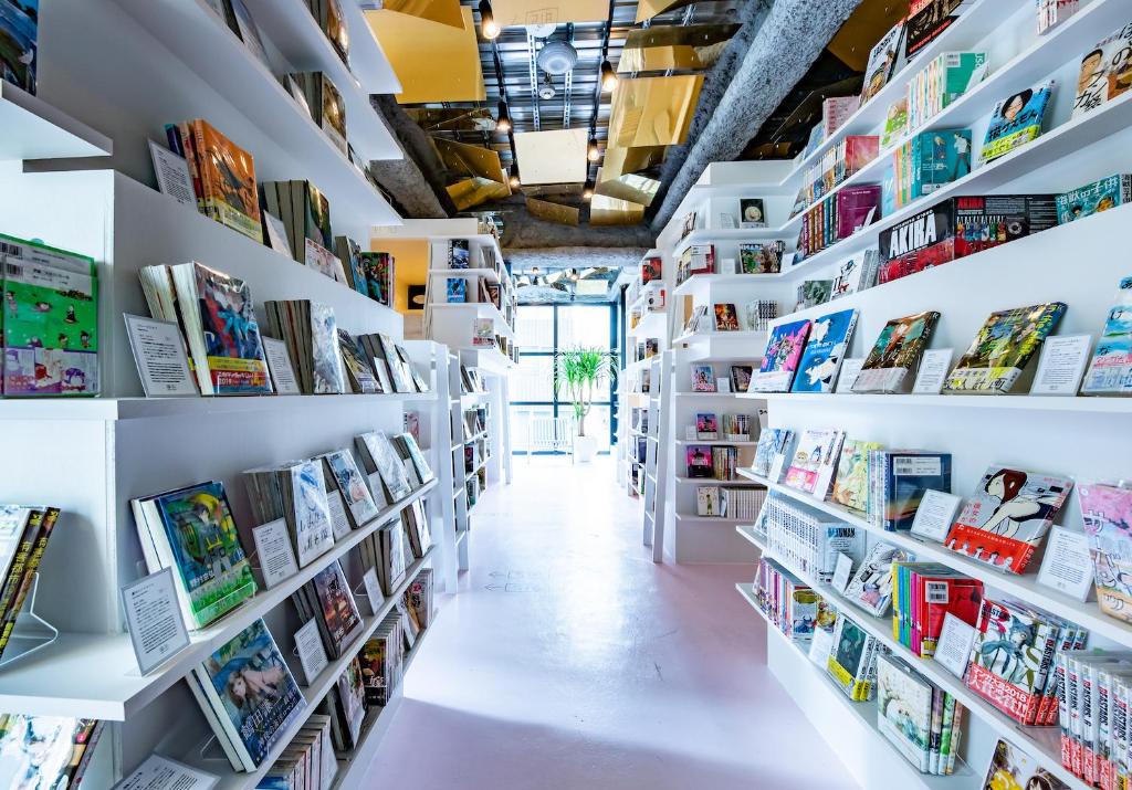 Manga art hostel Tokyo