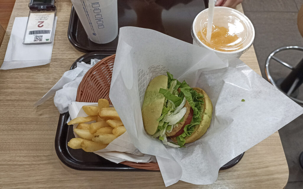 mos burger, vegetariánský burger