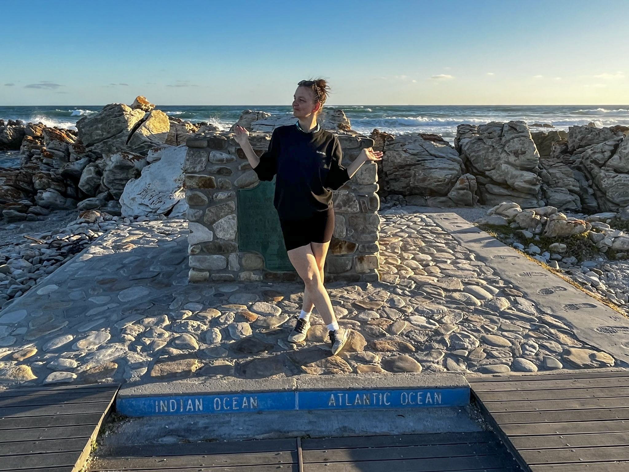 Střelkový mys, národní park Agulhas, Jihoafrická republika