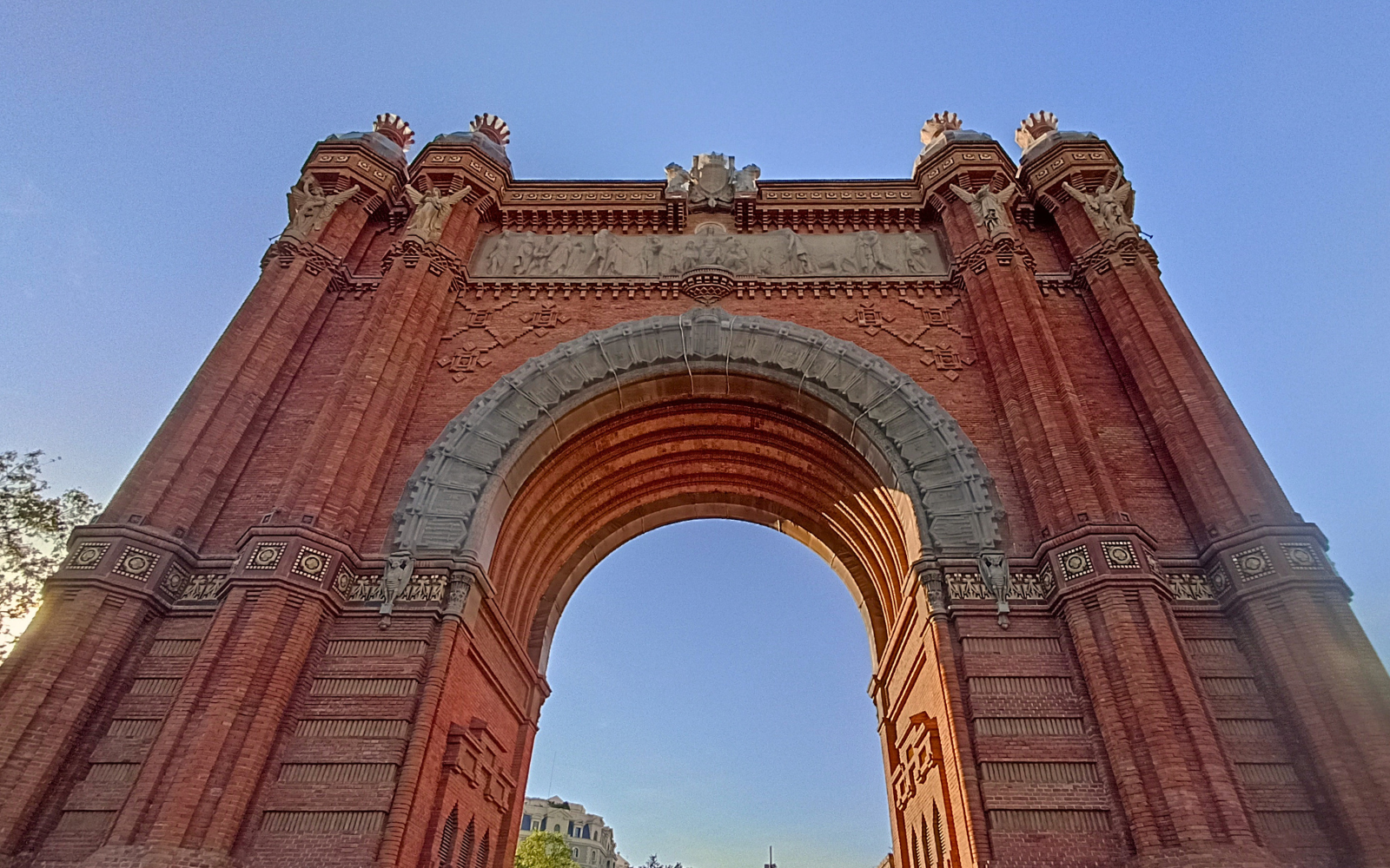 arc de triomf, vítězný oblouk v barceloně